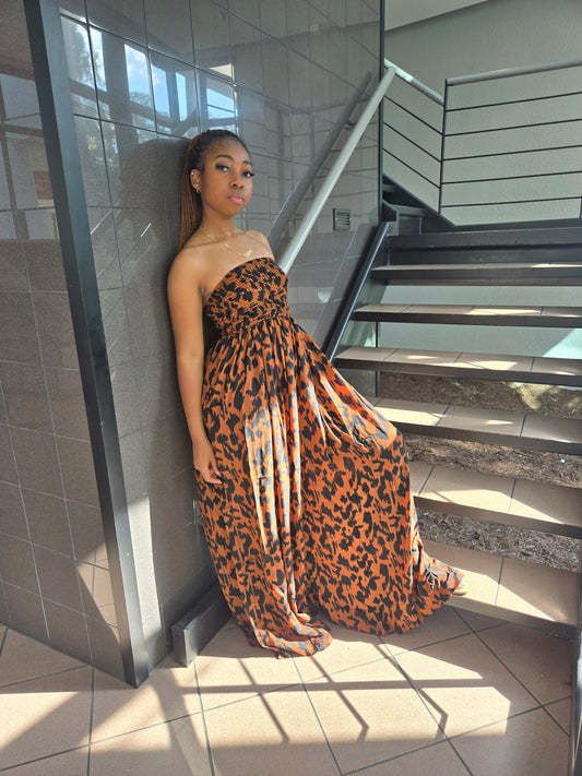 Time To Go Leopard Jumpsuit